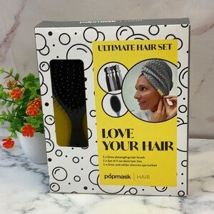 NWT Popmask - Love Your Hair, Ultimate Hair Set in Gray